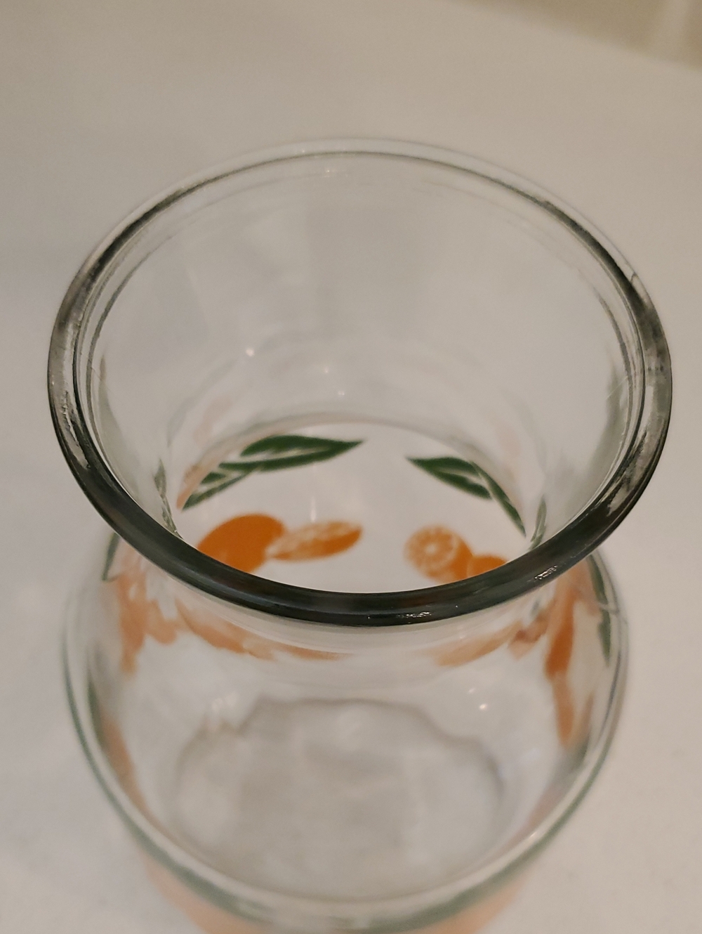 Anchor Hocking Vintage Orange Juice Decanter Glass Carafe Pitcher with Lid - Picture 4 of 8